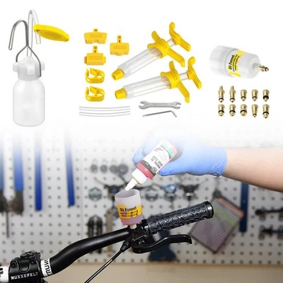 Bike Hydraulic Disc Brake Oil Bleed Kit Tool MTB Brake For Shimano Tektro Magura - Image 1 of 4