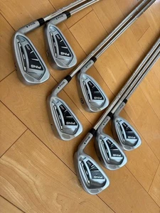 Ping i20 Iron Set Green Dot Flex X 7 Pieces CFS Right Handed F/S #07 - Picture 1 of 6