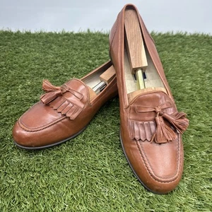 Bragano by Cole Haan Italien braun Leder elegant Quaste Kiltie Halbschuh Herren 10,5 M - Bild 1 von 9