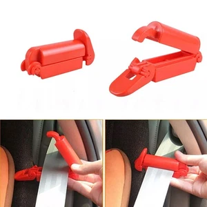 2x Car Safety Belt Seat Slip-Resistant Buckle Lock Fixed Non-Slip Clip Accessory - Picture 1 of 14