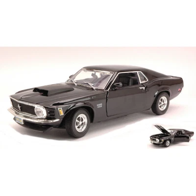 FORD MUSTANG BOSS 429 1970 BLACK 1:18 Motormax Auto Stradali Modellino Nuovo - Immagine 1 di 4