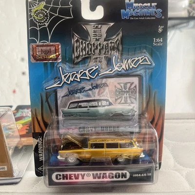 Muscle Machines Jesse James West Coast Choppers Gold Chevy® Wagon 2004 1:64  Foto 1 de 2