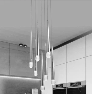 Avivo Bubbles 7 Light Ceiling Light in Chrome and Clear Glass RRP £799 - Picture 1 of 5