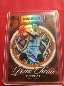 JA MORANT 2020-21 NBA HOOPS Prime Twine HOLO VARIATION SSP  2nd YEAR - Picture 1 of 3