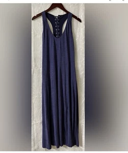 Anthropologie Maeve blaues Maxikleid Damengröße Large - Bild 1 von 9