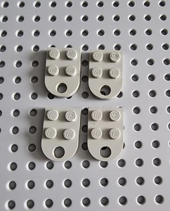 LEGO Kupplung Platte 3x2 mit Loch 4 Stück alt hellgrau light gray 3176 A004 - Bild 1 von 1