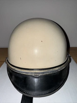 1960s Bell Toptex Police / Highway Patrol Motorcycle Helmet  - Image 1 of 4