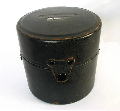 Olympus OM ojo de pez 8 mm lente estuche rígido solamente, estuche Olympus genuino Foto 1 de 4