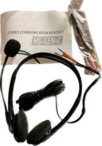 HS-GEN-C Stereo Kommunikation kabelgebundenes Headset mit Mikrofon Nuance Dragon Kabel - Bild 1 von 5