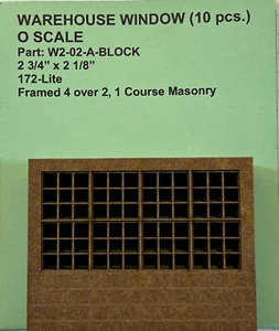 O-Skala Laserschneidfenster (10 Kt.) 2-teilig 2-3/4"" x 2-1/8"" W2-02-A-BLOCK Lager - Bild 1 von 3