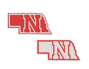 University of Nebraska Lincoln - Toppa da stirare o cucire college - ricamata - Foto 1 di 5