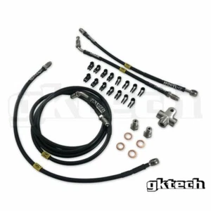 GKTech SS Braided Teflon Lined ABS Del Kit LHD for S13/S14/S15/R32/R33/R34 - Afbeelding 1 van 3