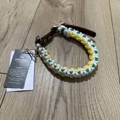 Nuevo Unicord Flower Power Margarita Cadena Cuerda Perro Collar Tamaño Pequeño 30-36cm Foto 1 de 3