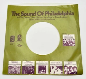 The Sound of Philadelphia Record Company Sleeve 45 RPM Vinyl O'Jays Albums 1970s - Imagen 1 de 6