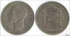 Spain - Alfonso XII 5 Pesetas 1881 (18 81) Msm Ag MBC 132
