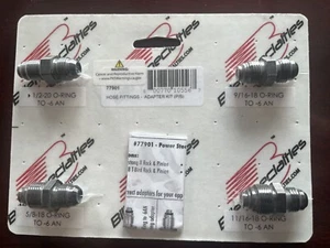BILLET SPECIALTIES HOSE FITTINGS POWER STEERING ADAPTER KIT LAST ONE IN STOCK! - Picture 1 of 3