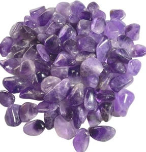 New Cape Amethyst 6x Tumbled Stones 20mm Med Healing Crystal Reiki Weight Loss - Picture 1 of 6