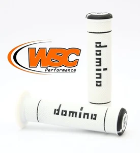 Domino A240 Dual Compound Trials Grips White and Black - Picture 1 of 1