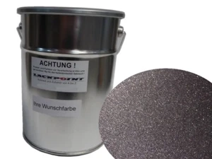 5 Liter Spritzfertigen Basislack Iron Edition Dark Grey Metallic Autolack neu ! - Picture 1 of 1