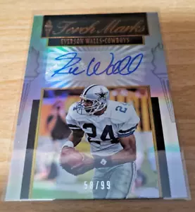 Everson Walls 2019 Panini Passing the Torch Torch Marks Autograph (#d 58/99) - Picture 1 of 1