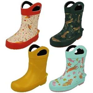 Botas Wellington detalladas con mango superior criatura para niños 'Tarri Dash' - Imagen 1 de 37
