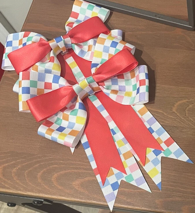 Arcos para el pelo de espectáculo de caballos ecuestres 🎀 Envío gratuito 🎀 Foto 1 de 1