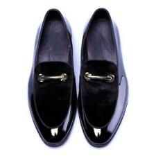 Mens Oxfords Slip on Pointy Toe Party Wedding Real Suede Leather Loafers Shoes L