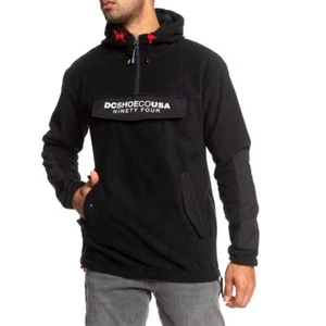 DC Shoes Tagans Media Cremallera Forro Polar Sudadera con Capucha - Negro - Imagen 1 de 6