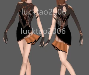 customized new style Figure skating Ice Skating Dress Gymnastics Costume 88146 - Picture 1 of 9