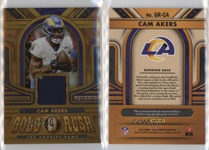 2023 Panini Gold Standard Gold Rush /299 Cam Akers #GR-CA