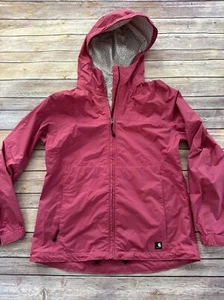 Carhartt Lightweight Nylon Rain Jacket Pink Mauve Women's XS Full Zip Hood - Picture 1 of 9