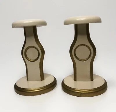Department Store Hat Display Stands MCM 9” Wooden 1950’s - Image 1 of 4