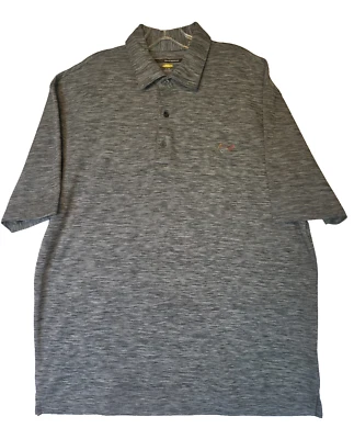 Camisa polo de golf Greg Norman talla XL gris Play Dry para hombre manga corta usada en excelente estado Foto 1 de 4