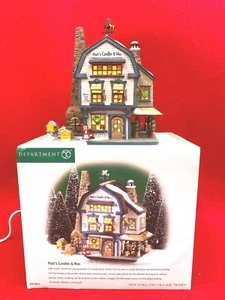 DEPT 56 PLATT'S VELAS Y CERA 56614 CON CANDELABRO VELETA ABEJA ¡¡¡EXCELENTE!!!! - Imagen 1 de 12