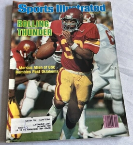 Sports Illustrated October 5 1981 Rolling Thunder Marcus Allen of USC Rumbles - Picture 1 of 3