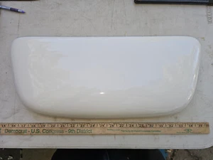 24UU65 MANSFIELD MPP160 TOILET TANK LID, BONE??, VERY GOOD CONDITION - Picture 1 of 7