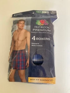 Fruit of the loom 4 pk premium mens xl 40 42 brand new - Picture 1 of 2