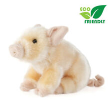 1x Living Nature Piglet Pig Pink or Black 20cm Plush Stuffed Soft Cuddly Toy