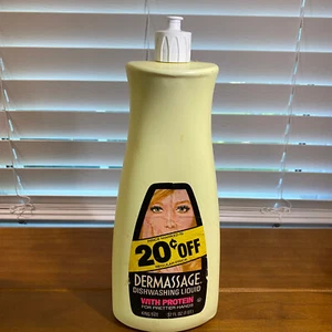 Jabón líquido para lavavajillas dermasaje vintage nuevo stock antiguo tamaño king 32 oz - Imagen 1 de 8