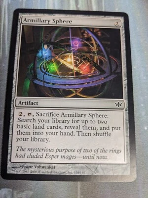 MTG Armillary Sphere Conflux 134/145 Regular Common Lightly Played LP  - Image 1 of 4