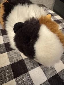 Muy lindo peluche de conejillo de indias de 8 pulgadas de piel larga - Imagen 1 de 4