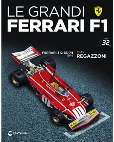 LE GRANDI FERRARI F1 Modello 1:24 n° 32 Ferrari 312 B3-74 - Clay Regazzoni  1974 - Immagine 1 di 1