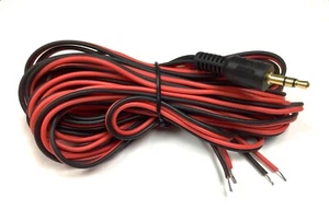 1 PIEZA - CES - 10 FT 3.5mm ESTÉREO MACHO A EXTREMO ABIERTO CABLE # Z3.5 MINI ENCHUFE ESTÉREO - Imagen 1 de 2