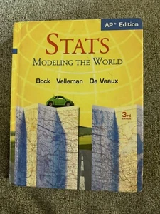 Stats: Modeling the World Nasta - Hardcover, by Bock David E.; - Acceptable - Picture 1 of 5