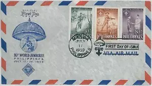 29800 - PHILIPPINES - Postal History - FDC COVER 1959   BOY SCOUTS - Picture 1 of 1