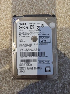 HGST 1TB 2.5" SATA Laptop Hard Drive HTS541010A93662 5400RPM – Tested Working - Picture 1 of 3