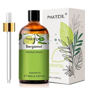 Olio Essenziale di Bergamotto, Puro per Diffusore, Pelle, Candele ecc 100 ml - Foto 1 di 10