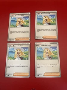 Lillie's Determination 119/132 Me01: Mega Evolution X4 Regular PlaySet - Picture 1 of 2