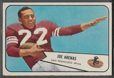 1954 Bowman #30 Joe Arenas (RC) (VG-VGEX) San Francisco 49ers - Image 1 of 2