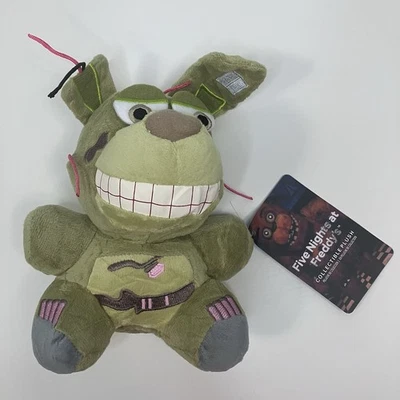 Five Nights at Freddy's Green Springtrap Funko 7” Plush 2016 NWT